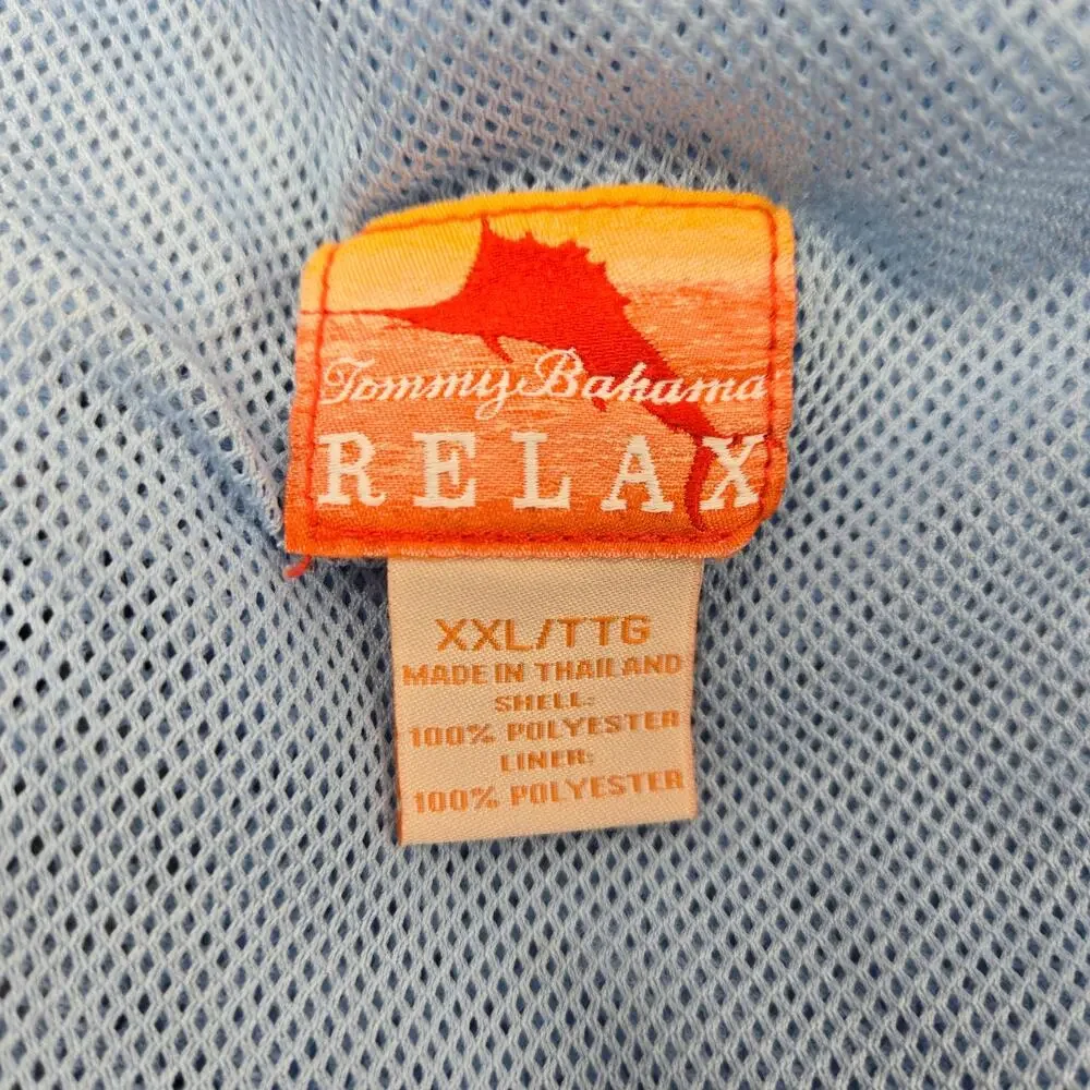 Tommy Bahama Relax Men's Swim Shorts Naples Novelty Beach Chair Print Lined XXL